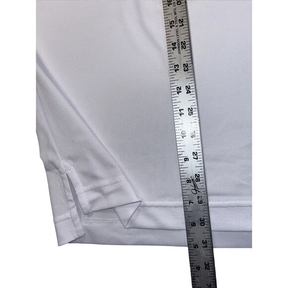 FootJoy FJ White Blue Pink striped Polo shirt Desert Springs men's XL New No Tag - Picture 5 of 8